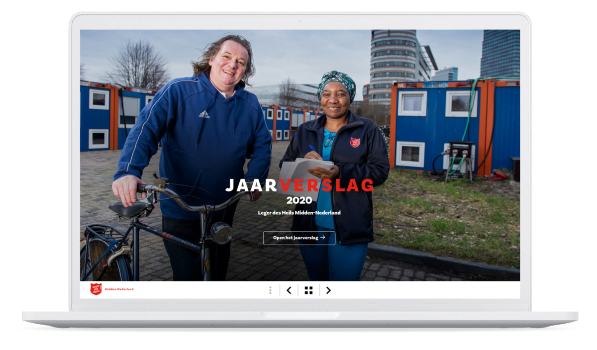 Voorbeeld Leger Des Heils - Maak je complete jaarverslag online