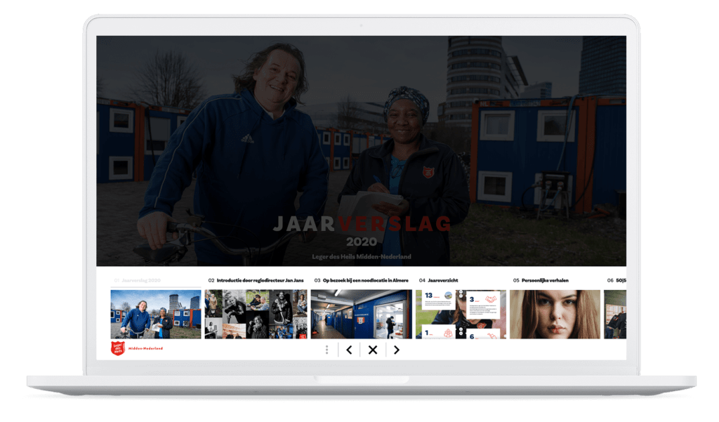 Voorbeeld Leger Des Heils Maak je complete jaarverslag online