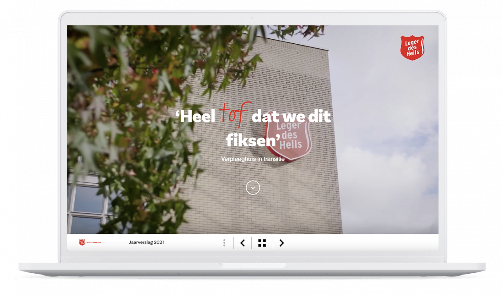 Voorbeeld Leger Des Heils Maak je complete jaarverslag online