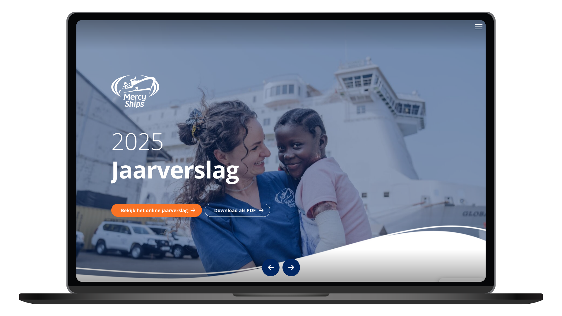 cover jaarverslag mercy