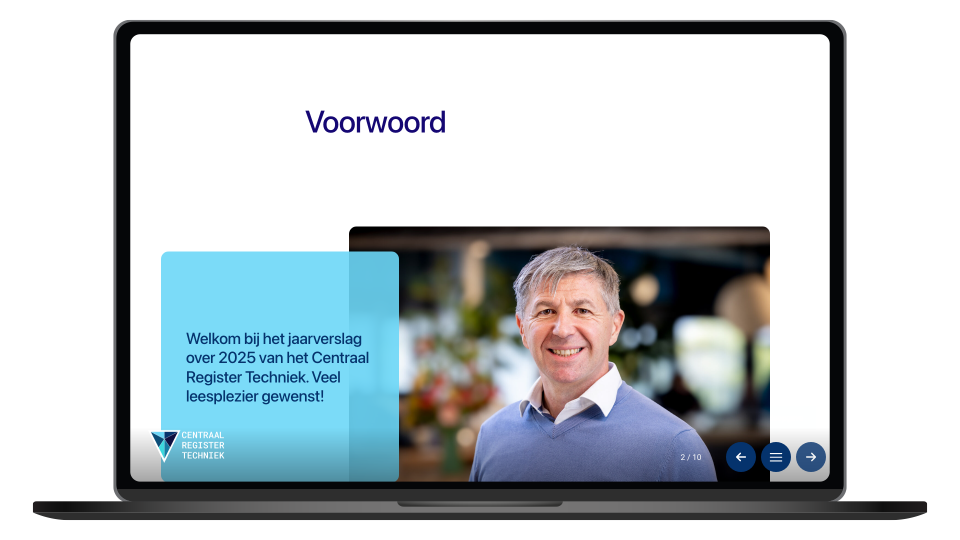 Centraal register Techniek jaarverslag