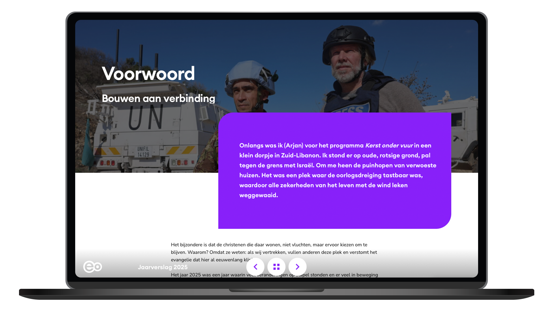 Eo jaarverslag voorbeeld