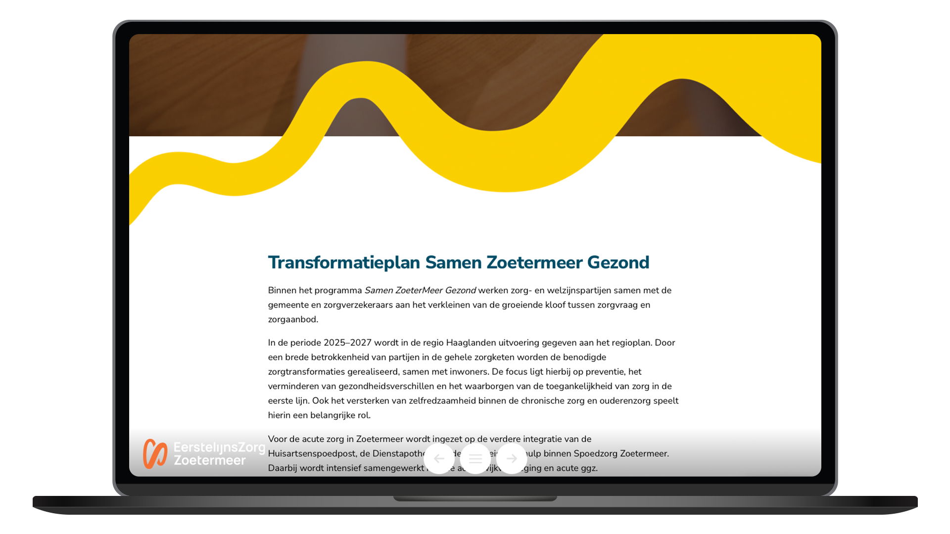 EZZ jaarverslag voorbeeld